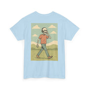 Casual Graphic Tee with Skull Design