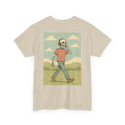 Casual Graphic Tee with Skull Design