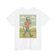Casual Graphic Tee with Skull Design